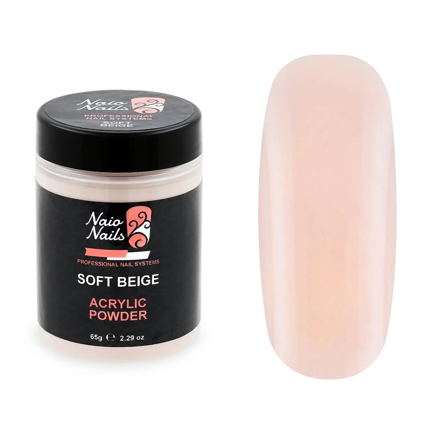 Soft Beige Cover Pink Acrylic Powder 12g - 195g   Naio Nails