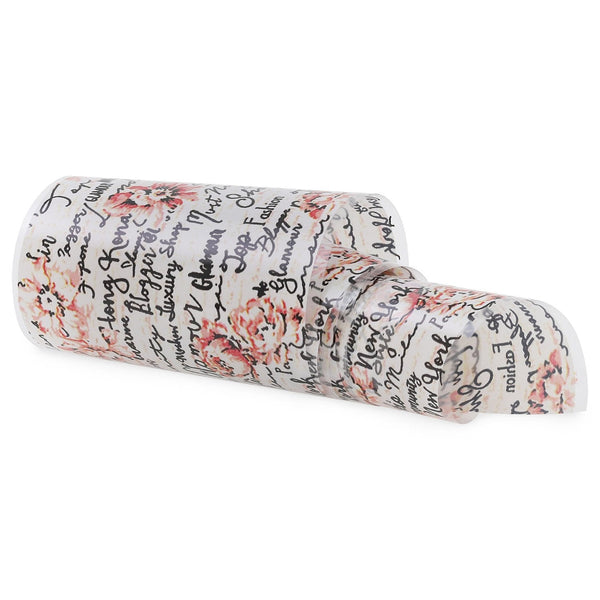 NF-029 Script Floral - Bande de feuille de transfert