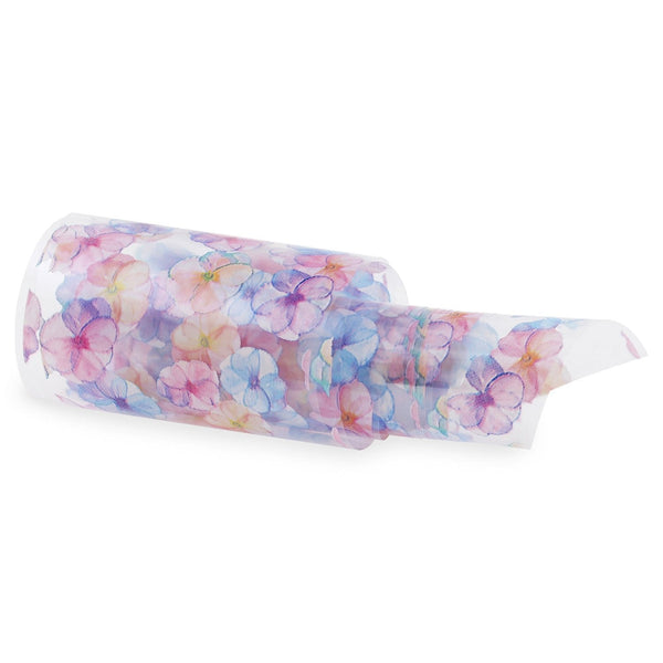 NF-037 Aquarel Bloem - Transferfolie Strip