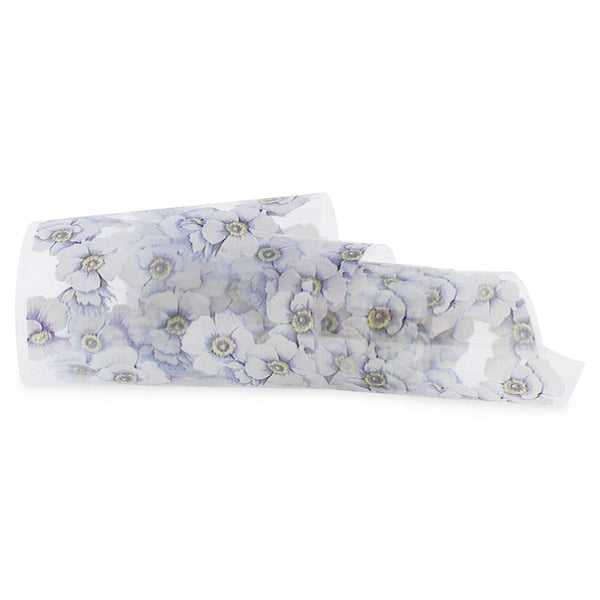 NF-053 Witte Bloemen - Transferfolie Strip