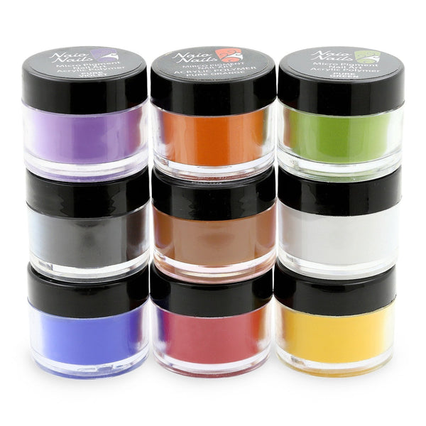 Pure Colours Collection Acrylic Powder - Set of 9