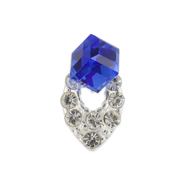 Pot of 10 Charms - Blue Sapphire Cube