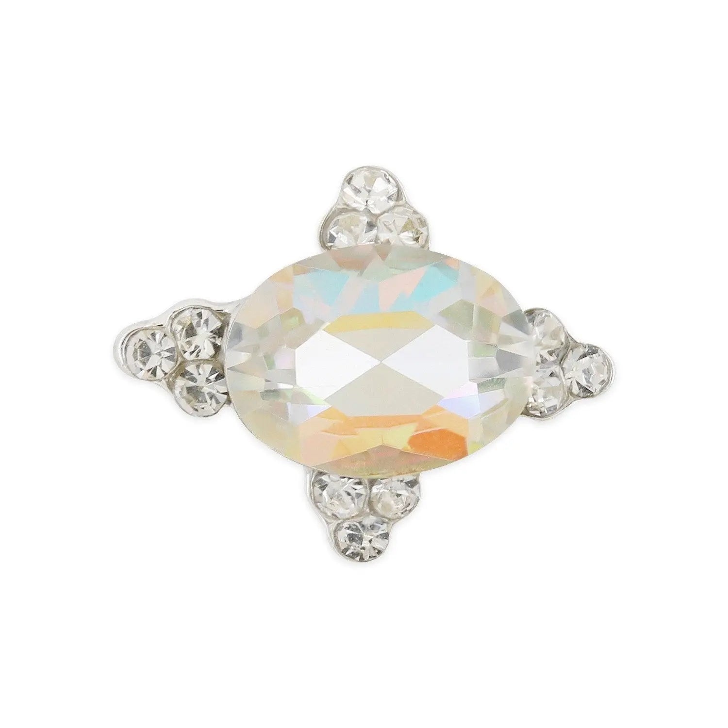 Pot of 10 Charms - Large AB Crystal   Naio Nails