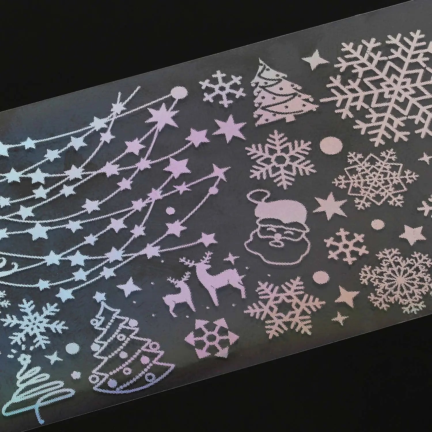 NF-060 Holographic Christmas - Transfer Foil Strip   Naio Nails