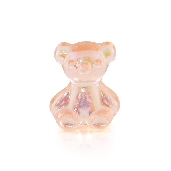 Pot of 5 Charms - Orange Teddybear