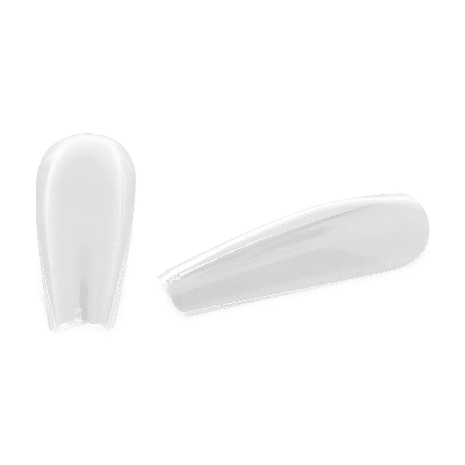 Full Cover Long Ballerina - Clear Nail Tips - 360 Tips   Naio Nails