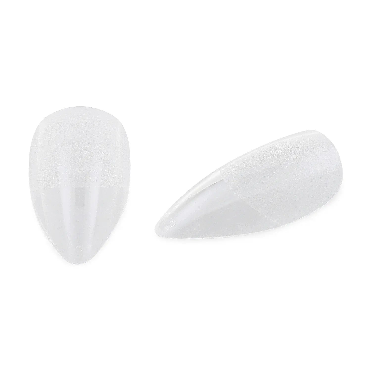 Full Cover Almond - Clear Nail Tips - 360 Tips   Naio Nails