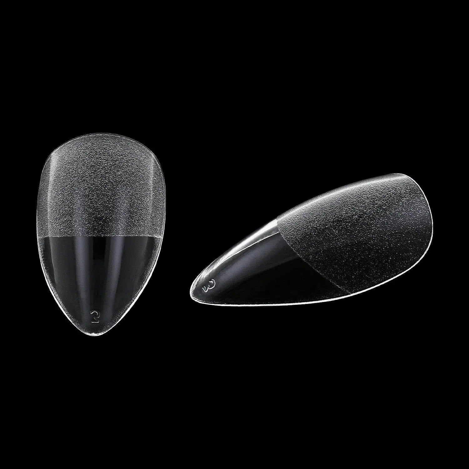 Full Cover Almond - Clear Nail Tips - 360 Tips   Naio Nails