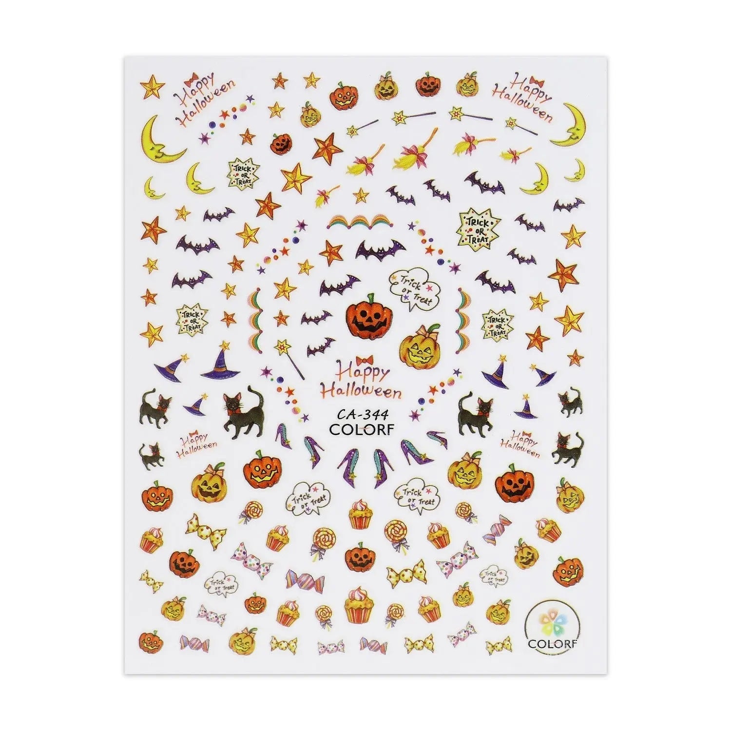 Halloween Stickers - Trick or Treat   Naio Nails