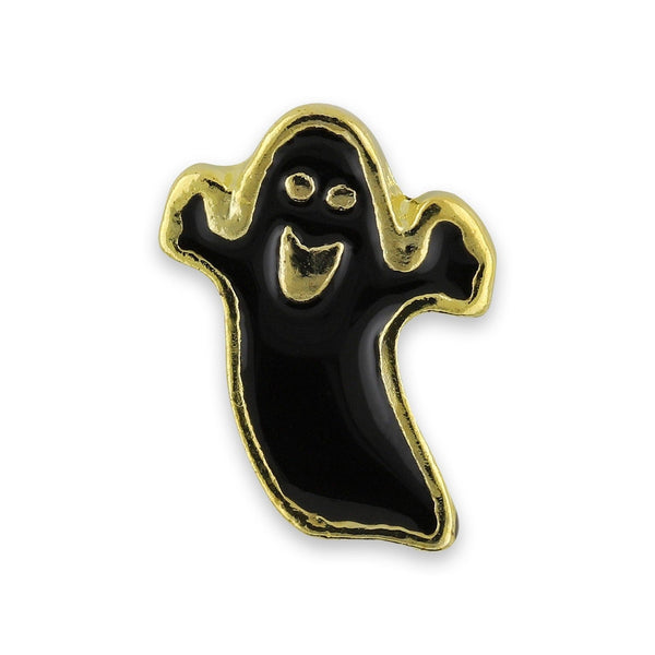 Pot of 4 Black Ghost Halloween Charms