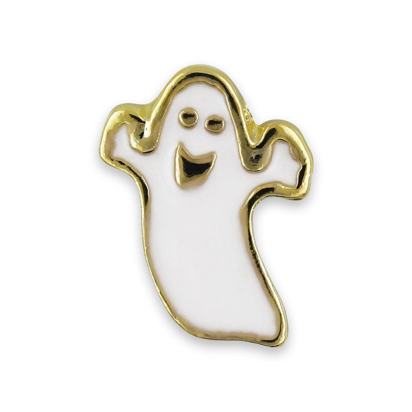 Pot of 4 White Ghost Halloween Charms