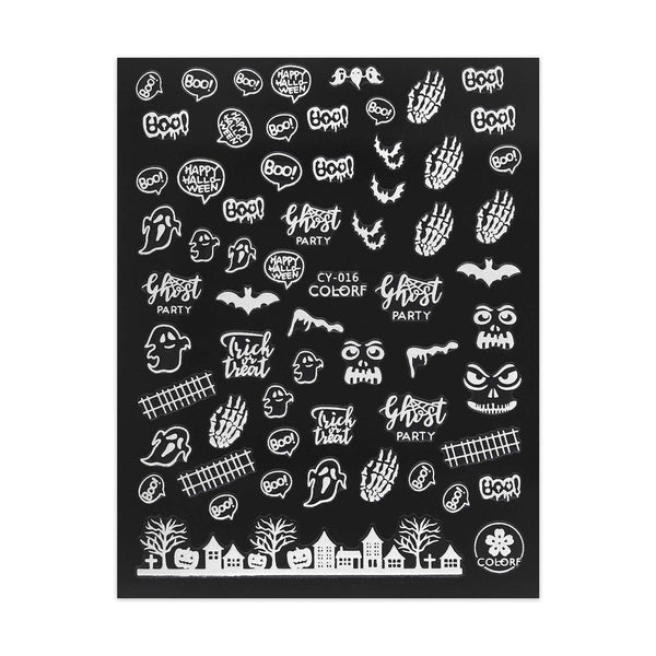 Glow in the Dark Halloween Stickers - Various Designs