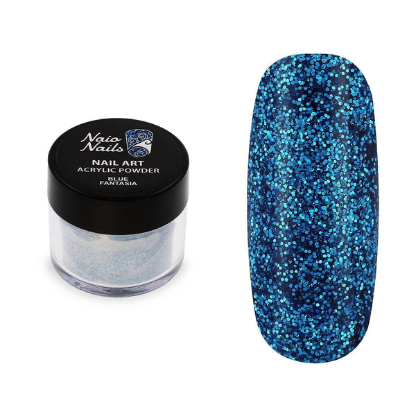 Poudre Acrylique Pailletée Bleu Fantasia - 12g