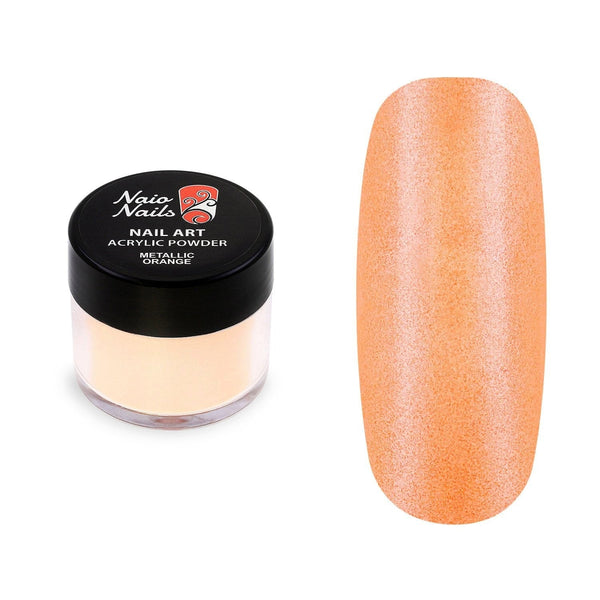 Poudre Acrylique Orange Métallisé - 12g