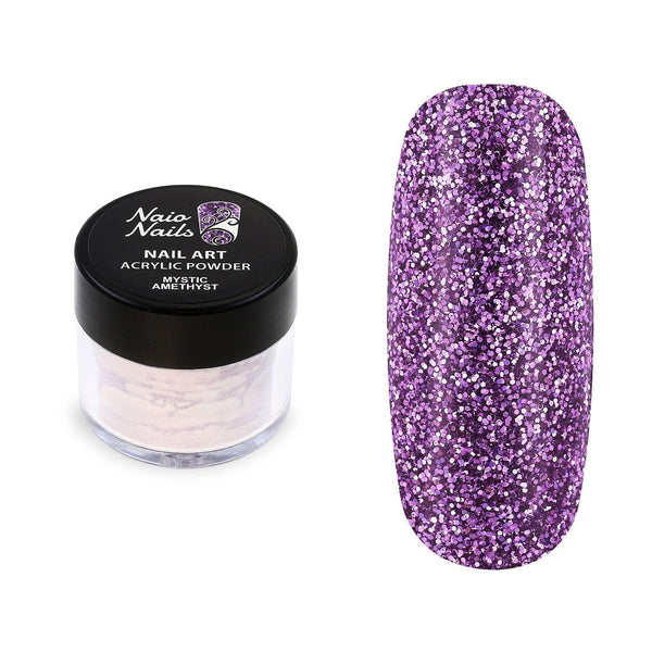 Mystic Amethyst Glitter Acrylic Powder - 12g