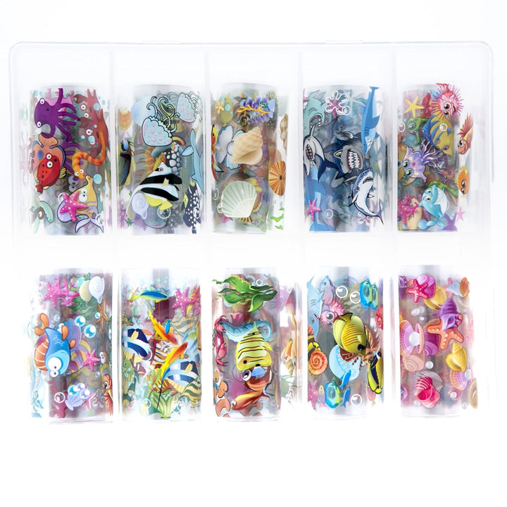 Transparent Sealife Print Foils TFS-80