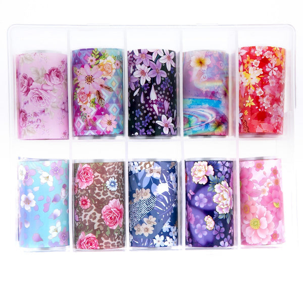 TFS-21 Colourful Floral Foil Set