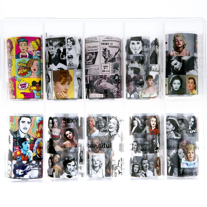 TFS-101 Pop Art Selection of Tranfer Foils