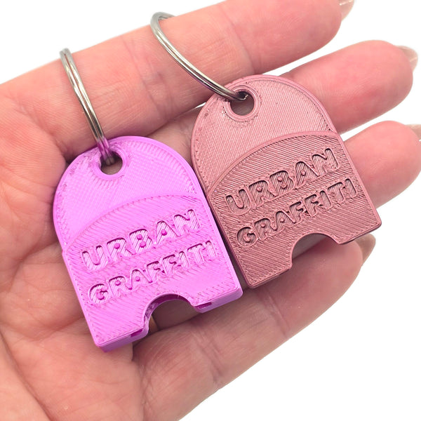 Urban Graffiti Nail Saver Keyring