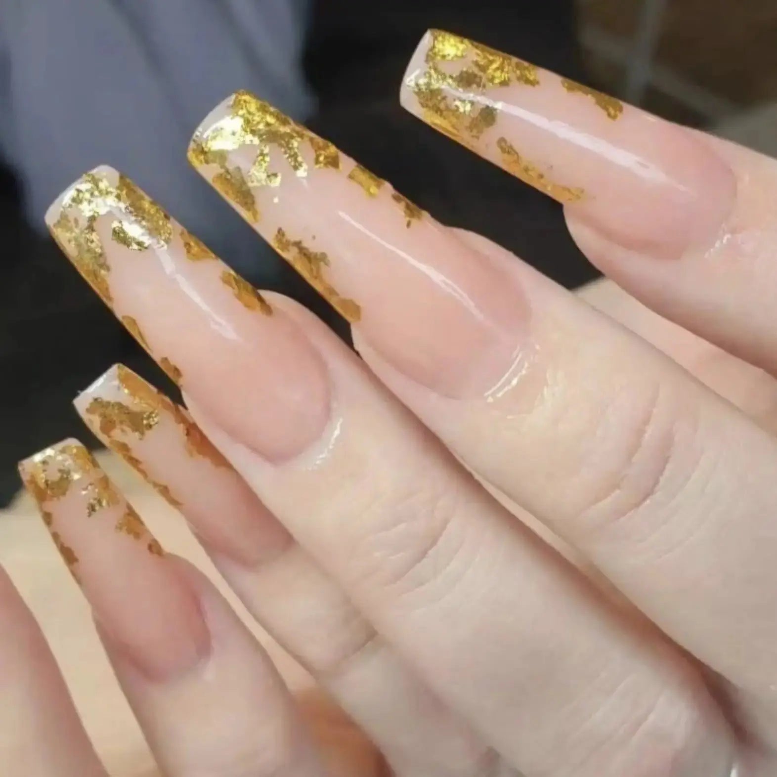 Gold Leaf Foil Nail Art   Naio Nails