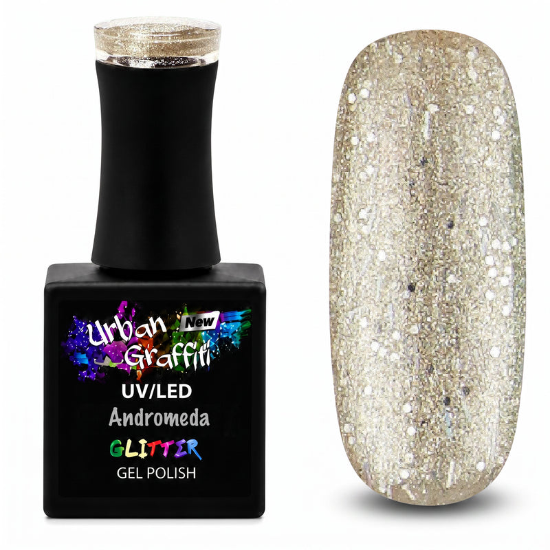 Andromeda - UGGP-A0919 Urban Graffiti Złoty Błyszczący Lakier Żelowy 15ml