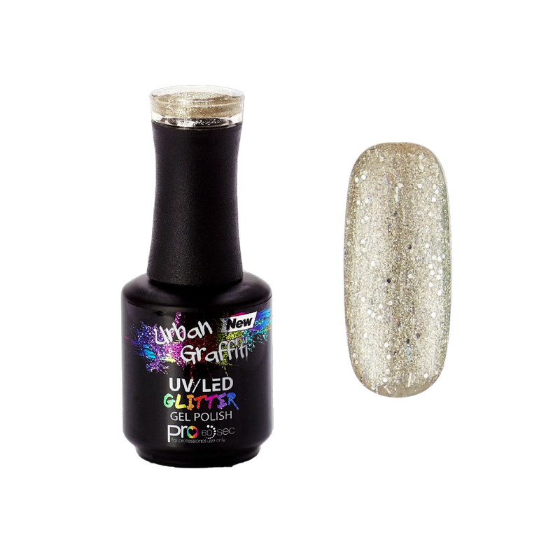 Andromeda - UGGP-A0919 Urban Graffiti Złoty Błyszczący Lakier Żelowy 15ml