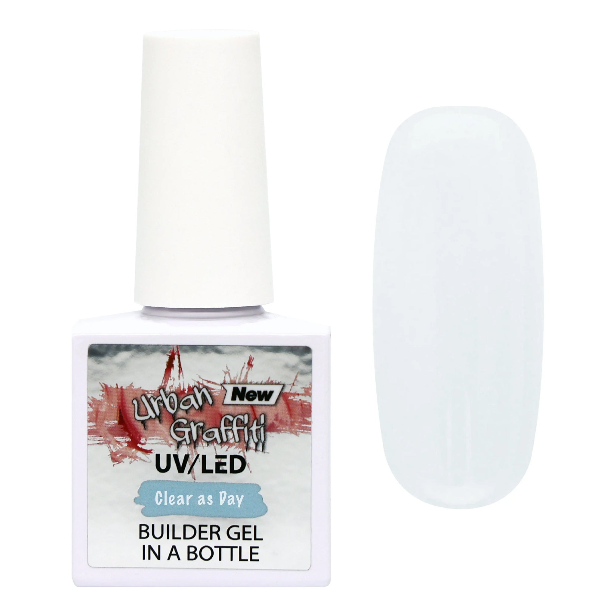 Clear as Day - Builder Gel in a Bottle 15ml   Naio Nails