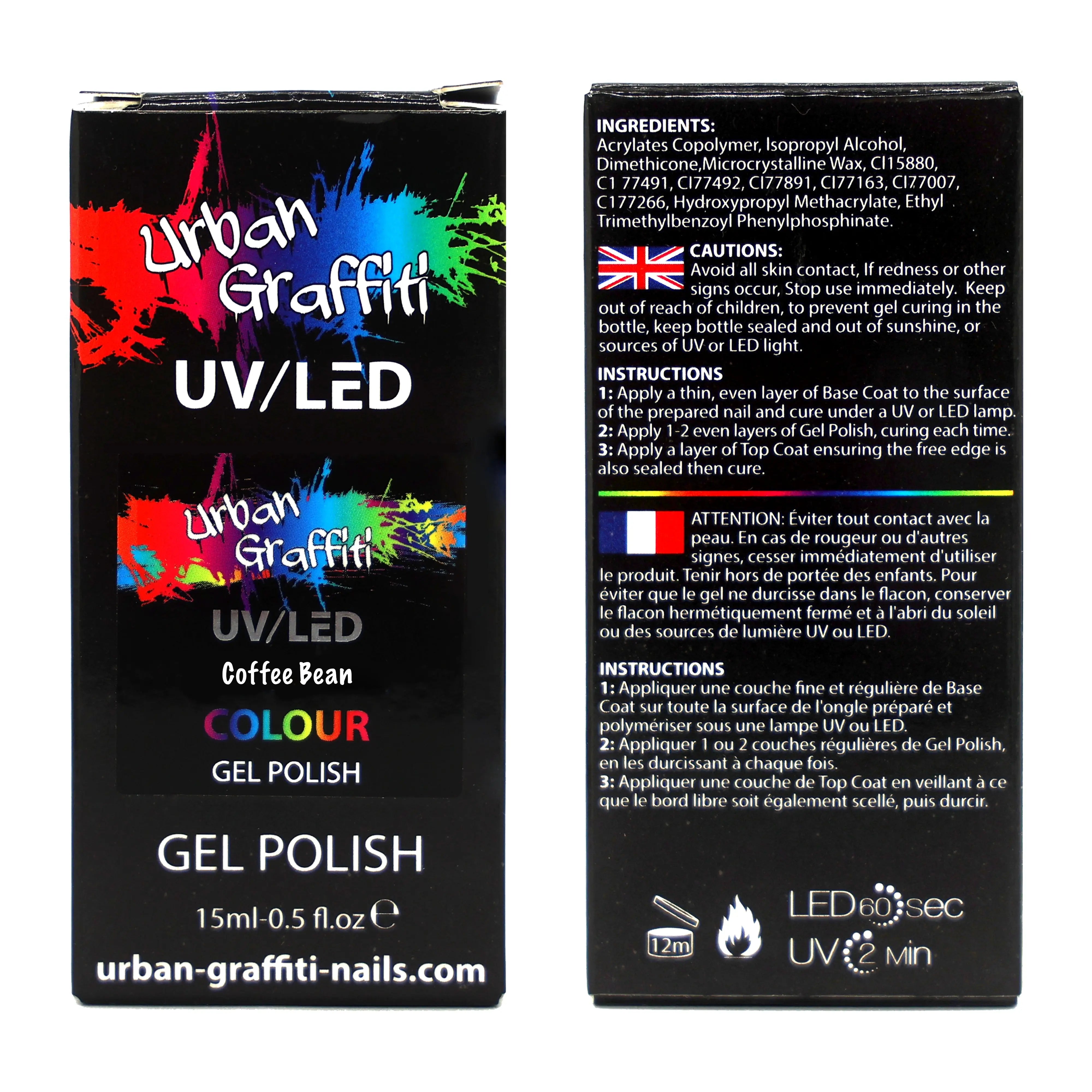 Coffee Bean - UGGP-A0478 Urban Graffiti Gel Polish 15ml   Naio Nails