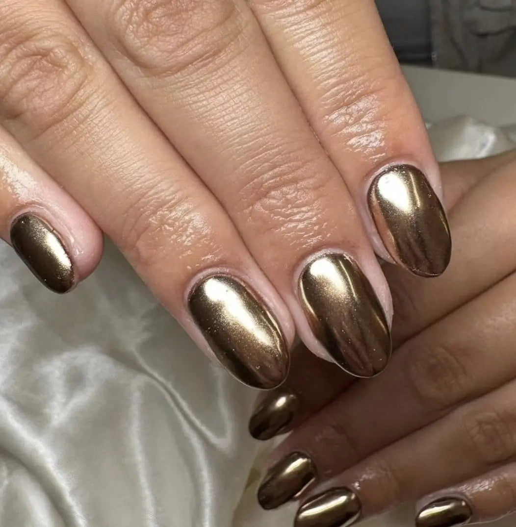 Copper Chrome Pigment Powder   Naio Nails