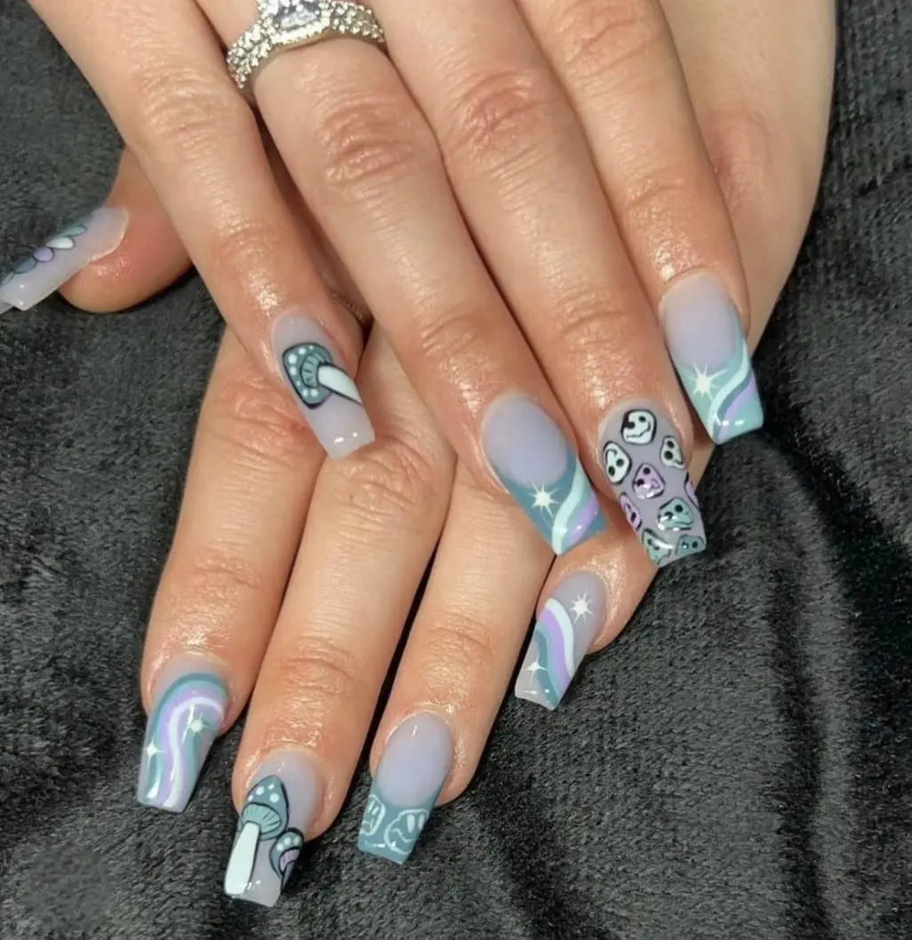 Pastel Blue Acrylic Powder - 12g  