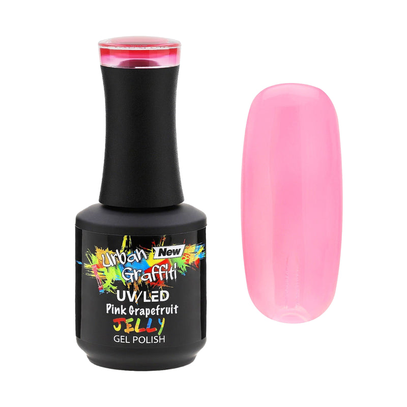 Różowy Grejpfrut - UGGP-JE002 Urban Graffiti Lakier Hybrydowy 15ml